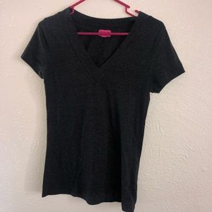 Dark grey v neck